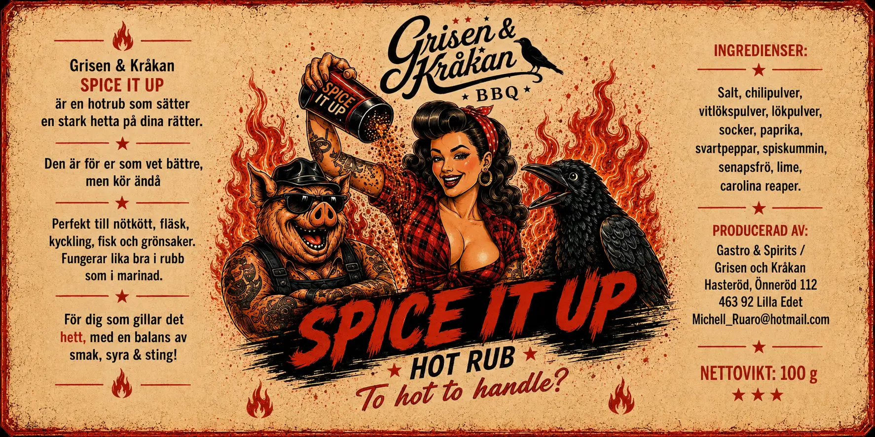 Spice It Up etikett
